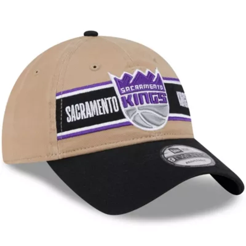 NBA Tan/Black Sacramento Kings 2024 NBA Draft 9TWENTY Adjustable Hat