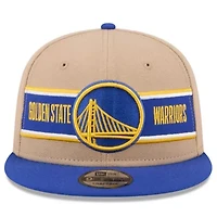 NBA Tan/Royal Golden State Warriors 2024 NBA Draft 9FIFTY Snapback Hat