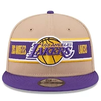 NBA Tan/Purple Los Angeles Lakers 2024 NBA Draft 9FIFTY Snapback Hat