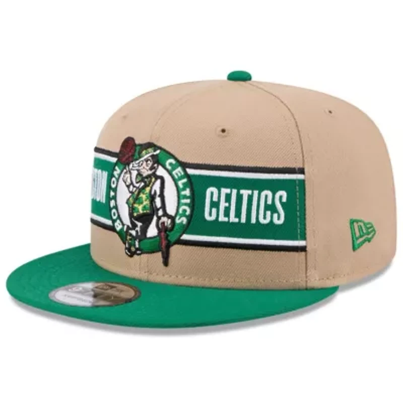 NBA Tan/Kelly Boston Celtics 2024 NBA Draft 9FIFTY Snapback Hat
