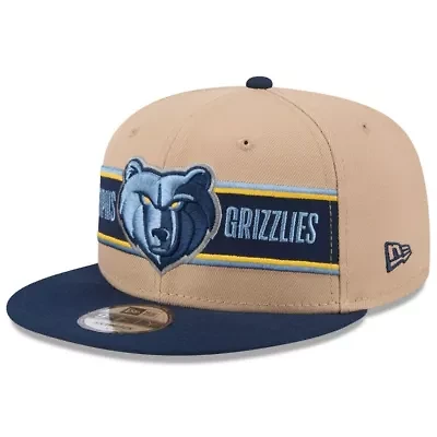 NBA Tan/Navy Memphis Grizzlies 2024 NBA Draft 9FIFTY Snapback Hat