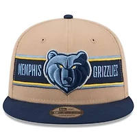 NBA Tan/Navy Memphis Grizzlies 2024 NBA Draft 9FIFTY Snapback Hat