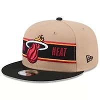 NBA Tan/Black Miami Heat 2024 NBA Draft 9FIFTY Snapback Hat