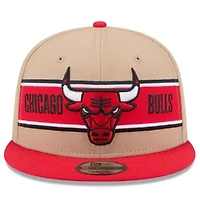 NBA Tan/Red Chicago Bulls 2024 NBA Draft 9FIFTY Snapback Hat
