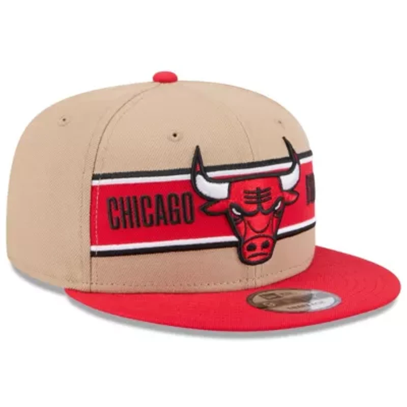 NBA Tan/Red Chicago Bulls 2024 NBA Draft 9FIFTY Snapback Hat