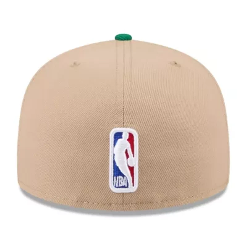 NBA Tan/Kelly Boston Celtics 2024 Draft 59FIFTY Fitted Hat