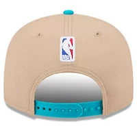 NBA Tan/Teal Charlotte Hornets 2024 NBA Draft 9FIFTY Snapback Hat