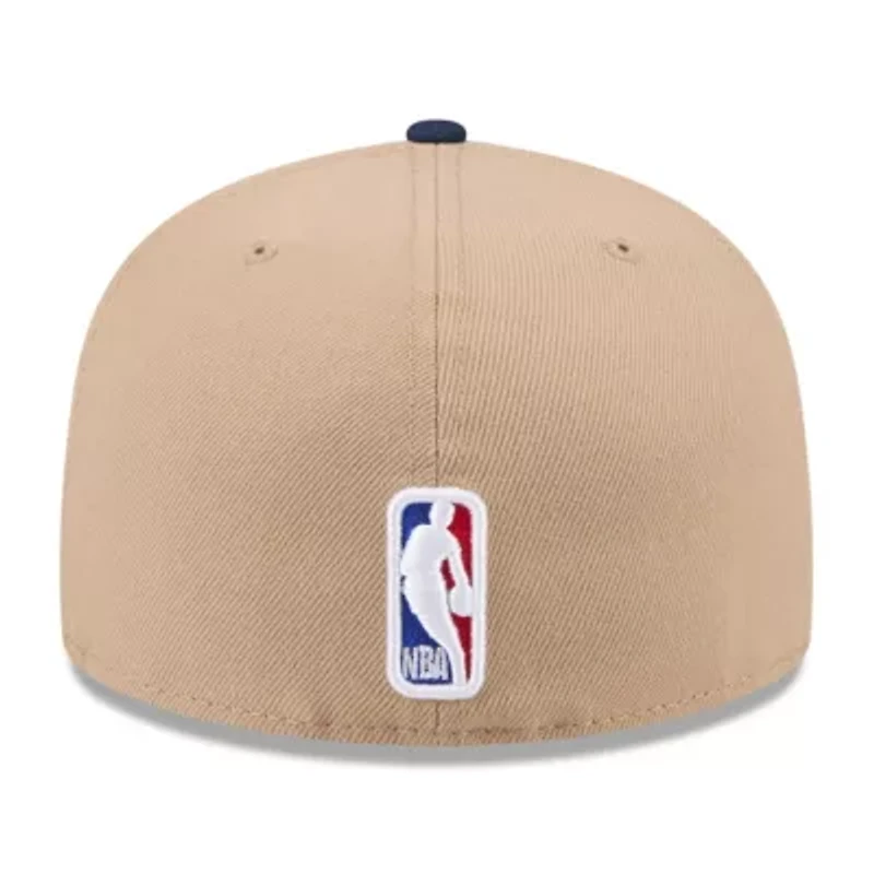 NBA Tan/Navy Denver Nuggets 2024 Draft 59FIFTY Fitted Hat