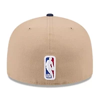 NBA Tan/Navy Denver Nuggets 2024 Draft 59FIFTY Fitted Hat