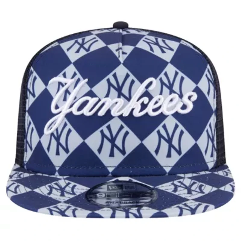 MLB New York Yankees Seeing Diamonds A-Frame Trucker 9FIFTY Snapback Hat
