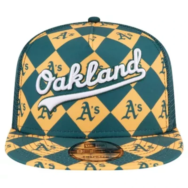Cooperstown Teams Oakland Athletics Seeing Diamonds A-Frame Trucker 9FIFTY Snapback Hat