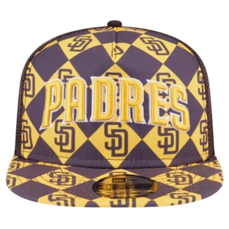 MLB San Diego Padres Seeing Diamonds A-Frame Trucker 9FIFTY Snapback Hat
