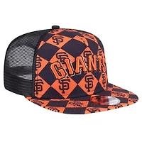 MLB San Francisco Giants Seeing Diamonds A-Frame Trucker 9FIFTY Snapback Hat
