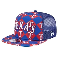 MLB Texas Rangers Seeing Diamonds A-Frame Trucker 9FIFTY Snapback Hat