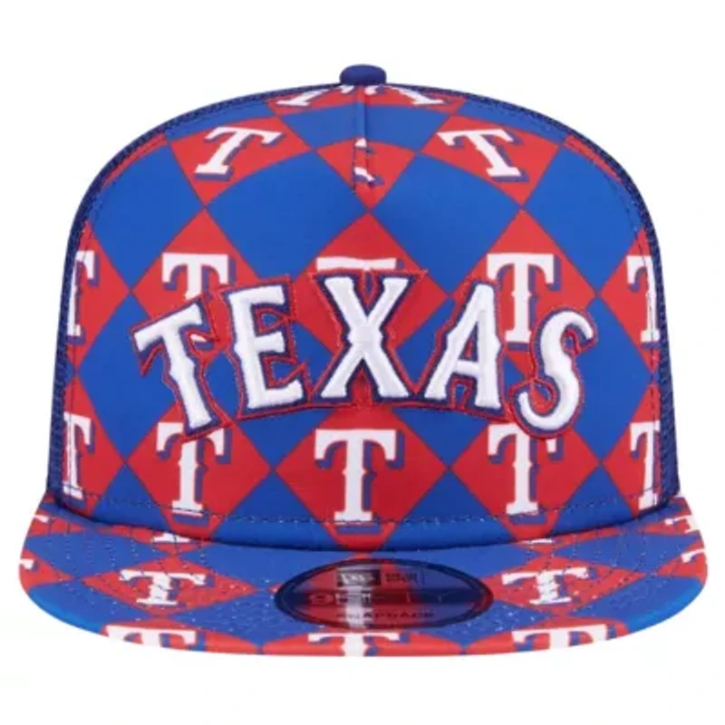 MLB Texas Rangers Seeing Diamonds A-Frame Trucker 9FIFTY Snapback Hat