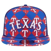 MLB Texas Rangers Seeing Diamonds A-Frame Trucker 9FIFTY Snapback Hat