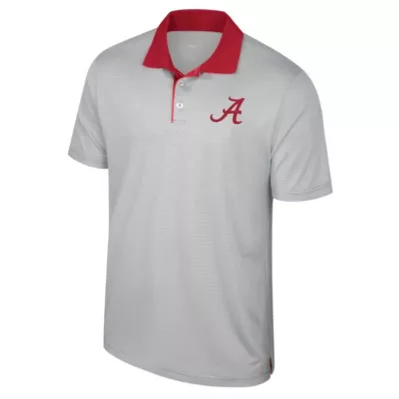 Alabama Crimson Tide NCAA Big & Tall Tuck Striped Polo