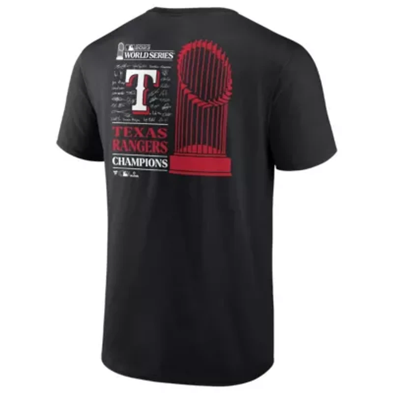 MLB Fanatics Texas Rangers 2023 World Series s Signature Roster T-Shirt