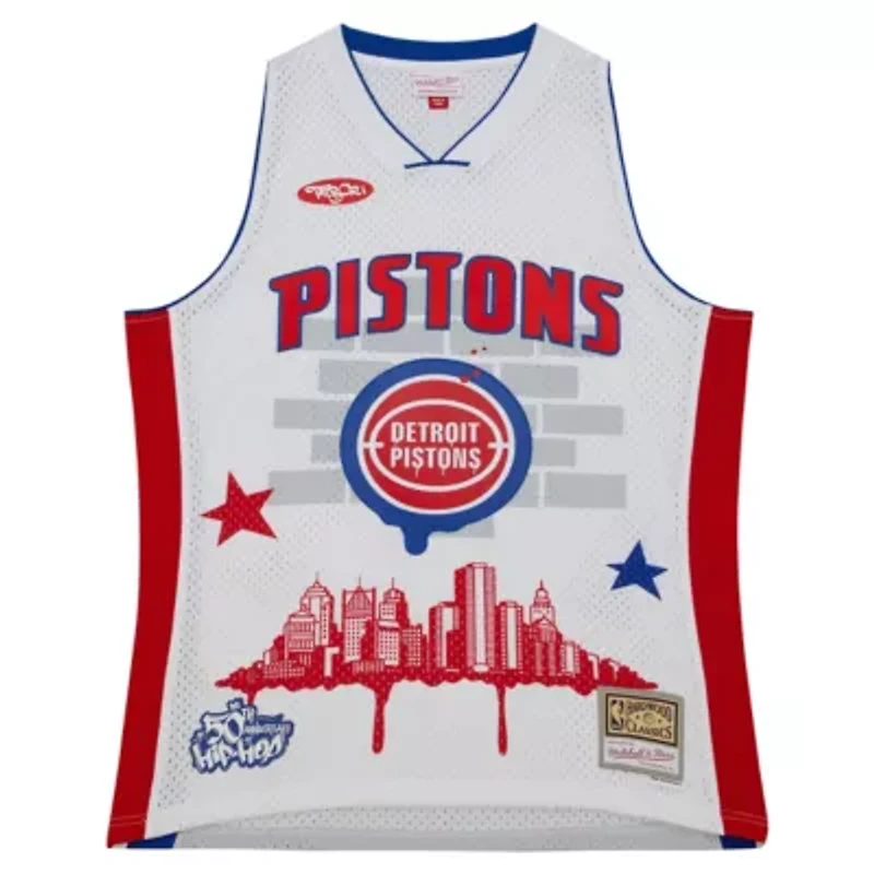 NBA x Tats Cru Detroit Pistons Hardwood Classics Fashion Jersey