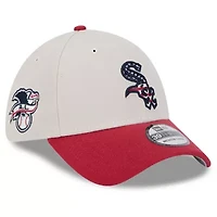 Chicago White Sox MLB Khaki/Red 2024 Fourth of July 39THIRTY Flex Hat