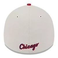 Chicago White Sox MLB Khaki/Red 2024 Fourth of July 39THIRTY Flex Hat