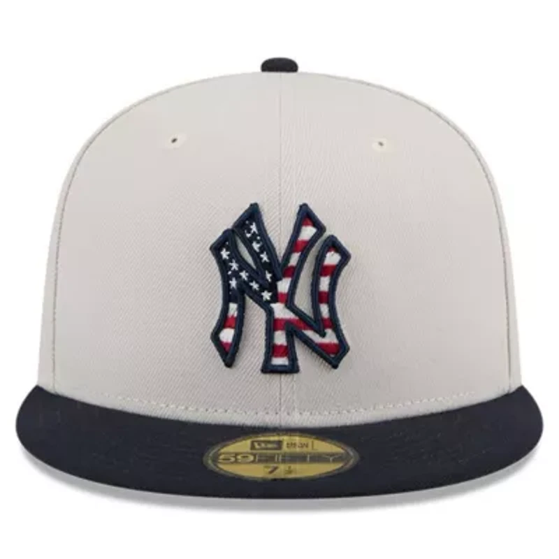 MLB Khaki/Black New York Yankees 2024 Fourth of July 59FIFTY Fitted Hat