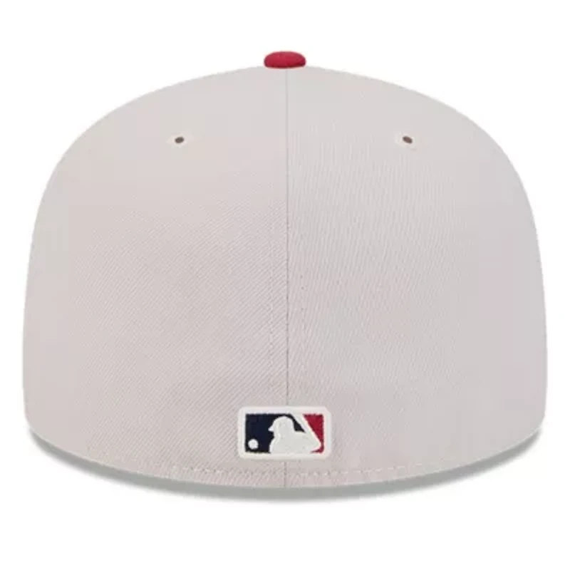 Oakland Athletics MLB Khaki/Red 2024 Fourth of July 59FIFTY Fitted Hat