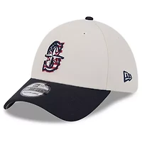 MLB Khaki/Black Seattle Mariners 2024 Fourth of July 39THIRTY Flex Hat