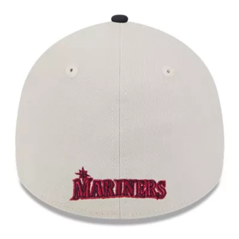 MLB Khaki/Black Seattle Mariners 2024 Fourth of July 39THIRTY Flex Hat