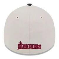 MLB Khaki/Black Seattle Mariners 2024 Fourth of July 39THIRTY Flex Hat