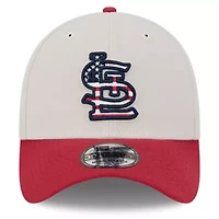 MLB Khaki/Red St. Louis Cardinals 2024 Fourth of July 39THIRTY Flex Hat