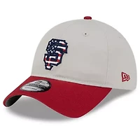 MLB Khaki/Red San Francisco Giants 2024 Fourth of July 9TWENTY Adjustable Hat