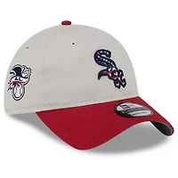 Chicago White Sox MLB Khaki/Red Chicago Sox 2024 Fourth of July 9TWENTY Adjustable Hat