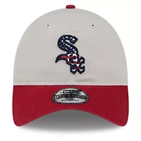 Chicago White Sox MLB Khaki/Red Chicago Sox 2024 Fourth of July 9TWENTY Adjustable Hat