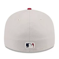 Chicago White Sox MLB Khaki/Red 2024 Fourth of July Low 59FIFTY Fitted Hat