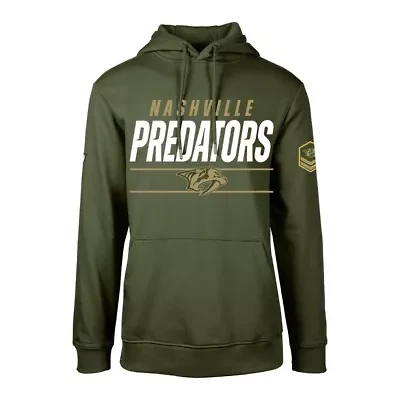 NHL Nashville Predators Delta Podium Fleece Pullover Hoodie