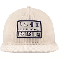 NCAA Illinois Fighting Illini Corduroy Golfer Snapback Hat