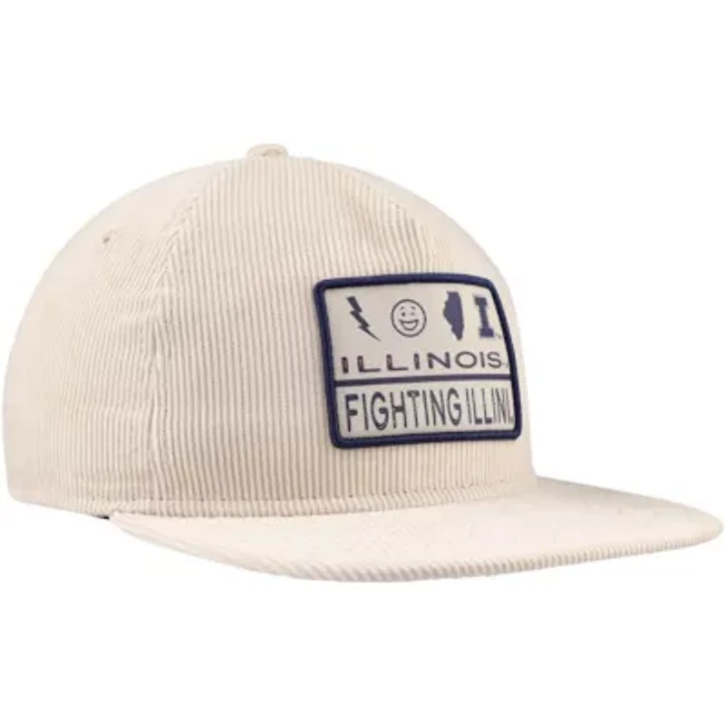 NCAA Illinois Fighting Illini Corduroy Golfer Snapback Hat