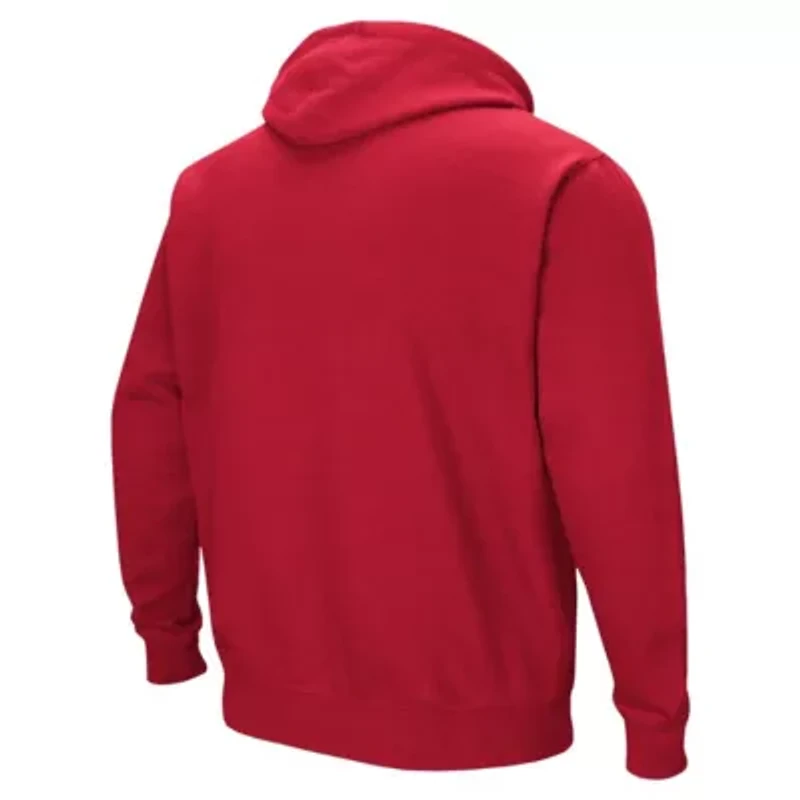 NCAA SMU Mustangs Arch & Logo Pullover Hoodie