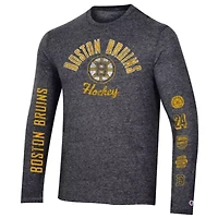 NHL Multi-Logo Tri-Blend Long Sleeve T-Shirt