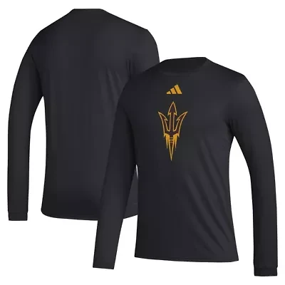 NCAA Arizona State Sun Devils Primary Locker Logo Pre-Game Long Sleeve T-Shirt