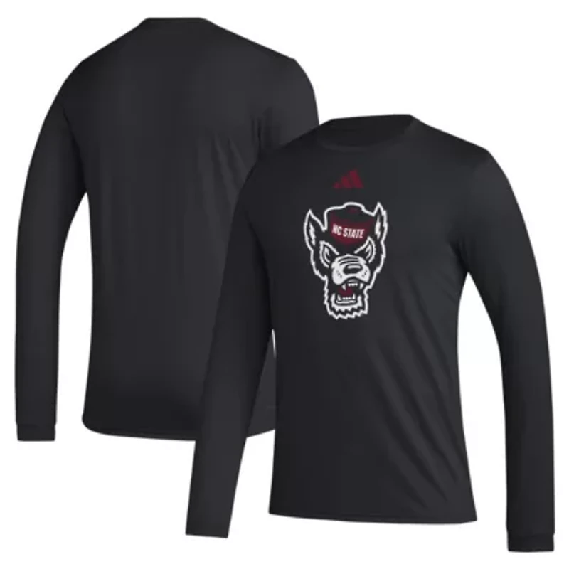 NCAA NC State Wolfpack Primary Locker Logo Pre-Game Long Sleeve T-Shirt