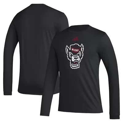 NCAA NC State Wolfpack Primary Locker Logo Pre-Game Long Sleeve T-Shirt