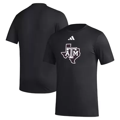 NCAA Texas A&M Aggies Primary Locker Logo Pre-Game AEROREADY T-Shirt