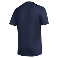 Georgia Tech Yellow Jackets NCAA Primary Locker Logo Pre-Game AEROREADY T-Shirt