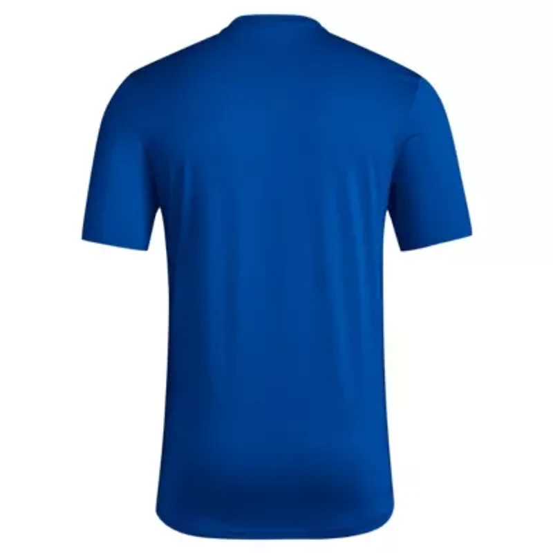 NCAA Kansas Jayhawks Locker Football Pre-Game AEROREADY T-Shirt