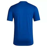 NCAA Kansas Jayhawks Locker Football Pre-Game AEROREADY T-Shirt