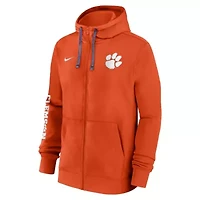 NCAA Nike Clemson Tigers 2024 Sideline Full-Zip Hoodie