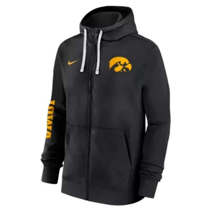 NCAA Nike Iowa Hawkeyes 2024 Sideline Full-Zip Hoodie
