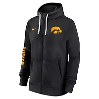 NCAA Nike Iowa Hawkeyes 2024 Sideline Full-Zip Hoodie